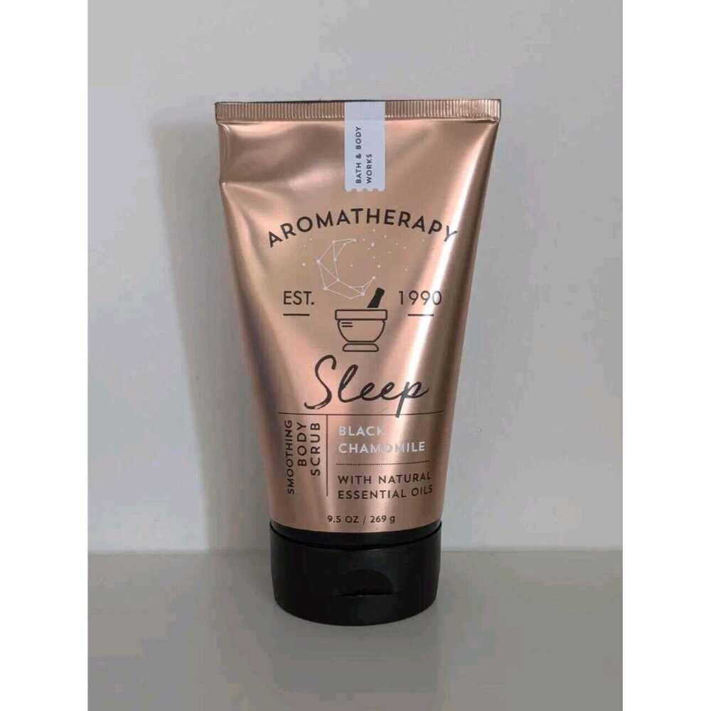 Bath & Body Works Aromatherapy Sleep Black Chamomile Smoothing Body Scrub NEW